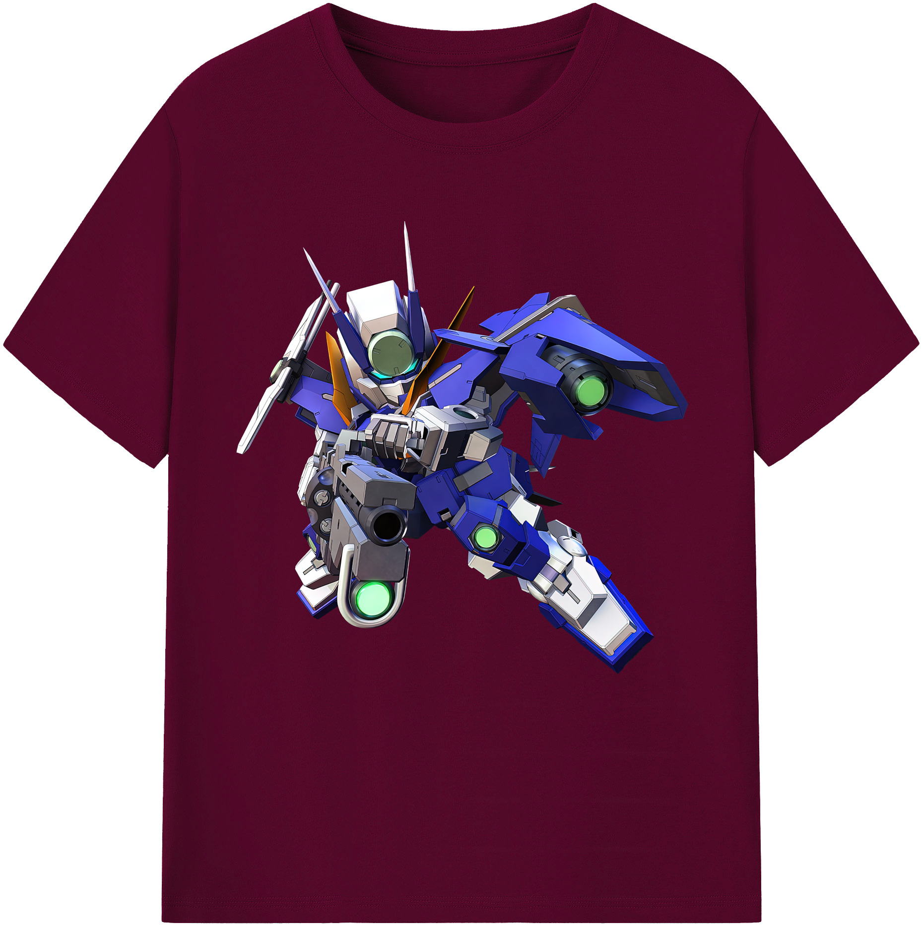 （画像用） 機動戦士ガンダム Mobile Suit Gundam レディースカジュアルプリントTシャツ（綿100％）